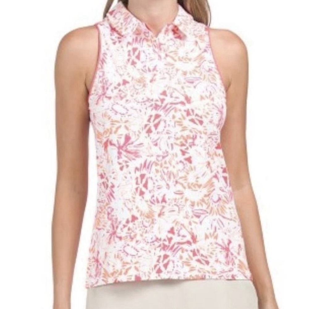 NWT Ladies UNDER ARMOUR ISO CHILL Sleeveless Polo Golf Shirt Size Small